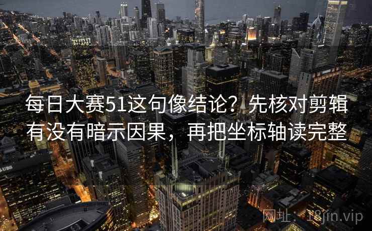 每日大赛51这句像结论？先核对剪辑有没有暗示因果，再把坐标轴读完整  第2张
